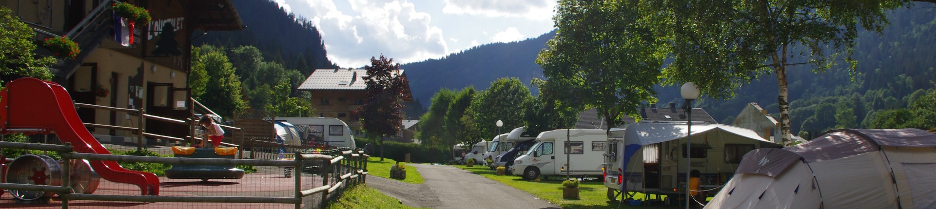 Vue montagne | Camping Oustalet - Haute Savoie