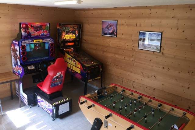 TV lounge and games room