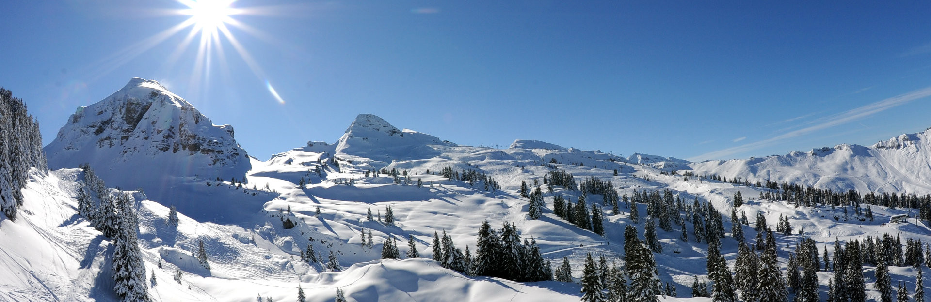 camping l'oustalet | 4 étoiles avec piscine | montagne en hiver | Châtel | Haute Savoie