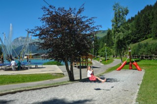 Games area Vonnes lake | campsite l'oustalet | summer | Châtel