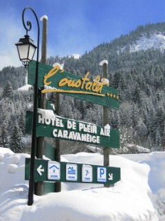 Camping l'oustalet | Châtel |4 étoiles | hiver | Haute-Savoie 1