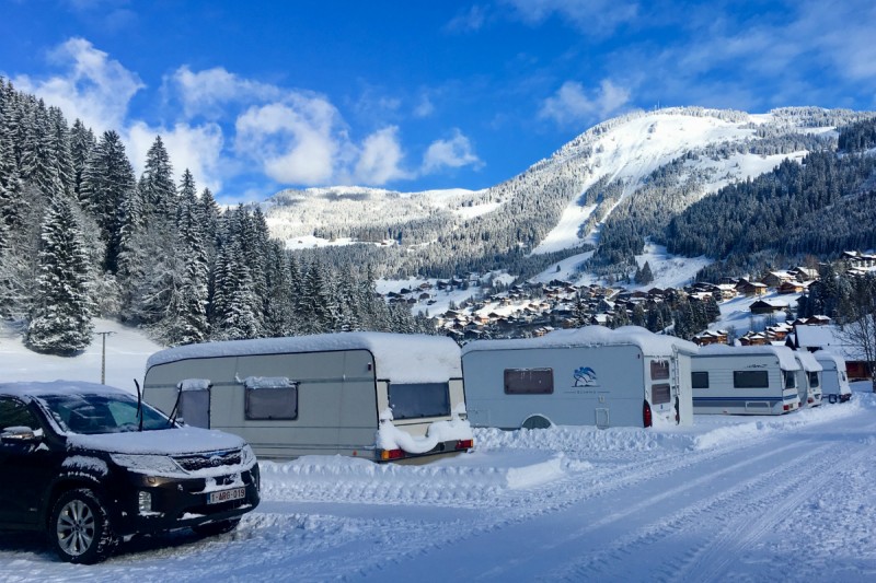 camping l'oustalet 4 étoiles | caravaneige | piscine chauffée | hiver | châtel | haute savoie | 3