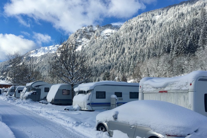 campsite l'oustalet 4 stars | winter | heated swimming pool | châtel | haute savoie | 5