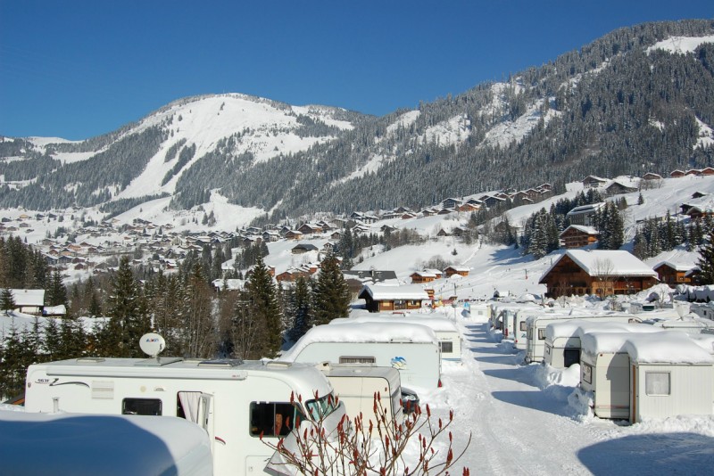 camping l'oustalet 4 étoiles | caravaneige | piscine chauffée | hiver | châtel | haute savoie | 6