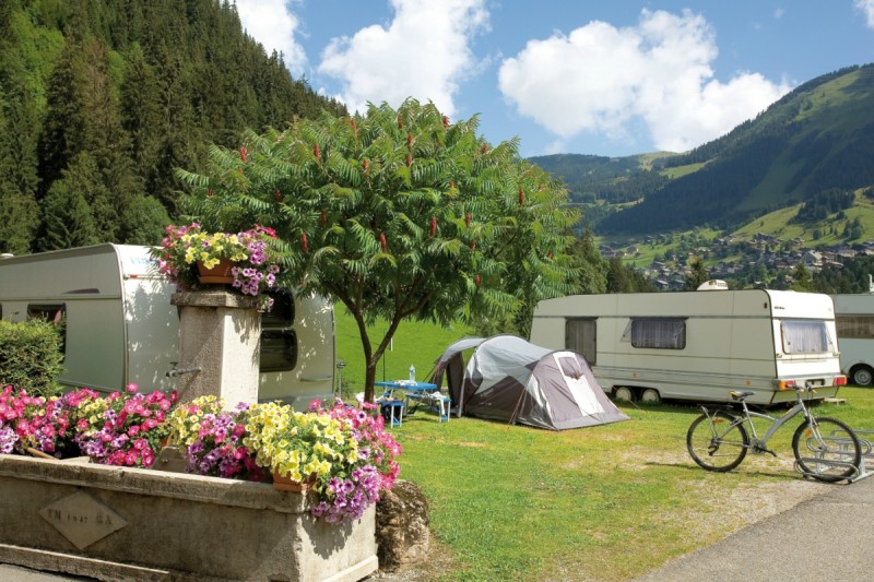 camping l'oustalet 4 étoiles | piscine chauffée | été | montagne | châtel | haute savoie | 1