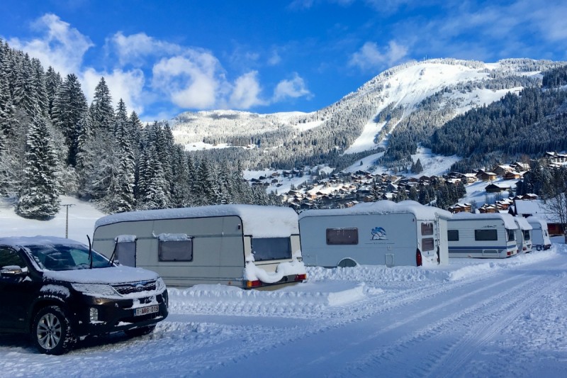camping l'oustalet | caravaneige en station de ski | châtel | portes du soleil | haute savoie
