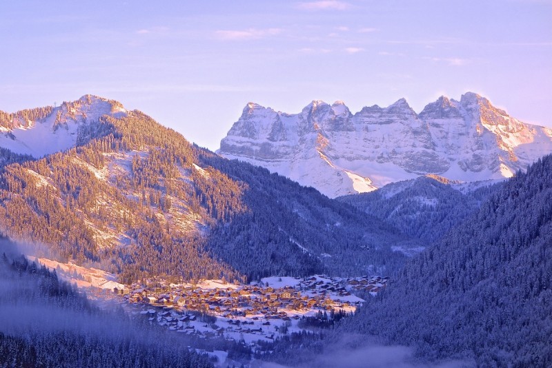 camping l'oustalet | caravaneige en station de ski | hiver | châtel | portes du soleil | 1