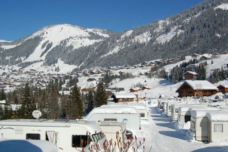 camping l'oustalet | caravaneige en station de ski | hiver | châtel | portes du soleil | 4