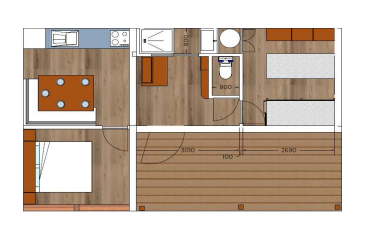 Chalet | Camping | Chatel | Plan Chalet | Camping | Chatel | Plan