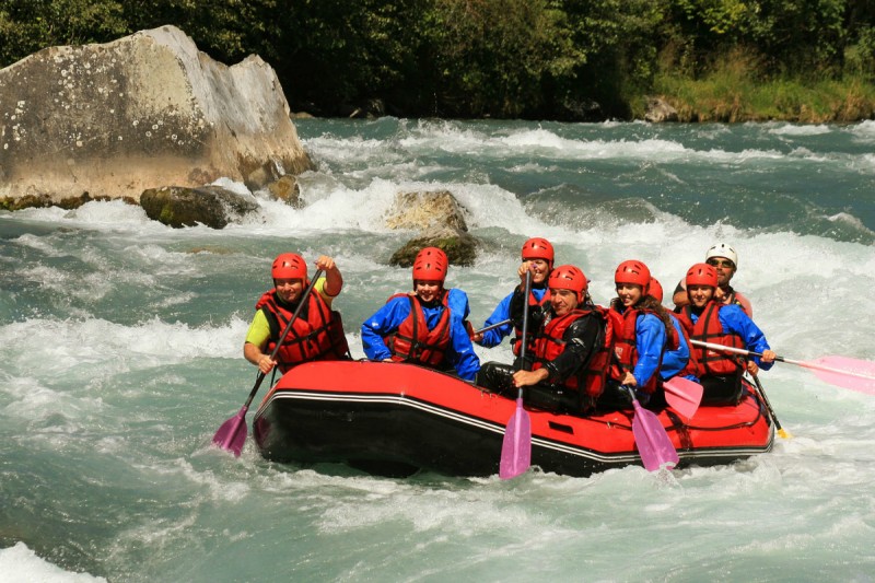 rafting | campsite l'Oustalet | Châtel